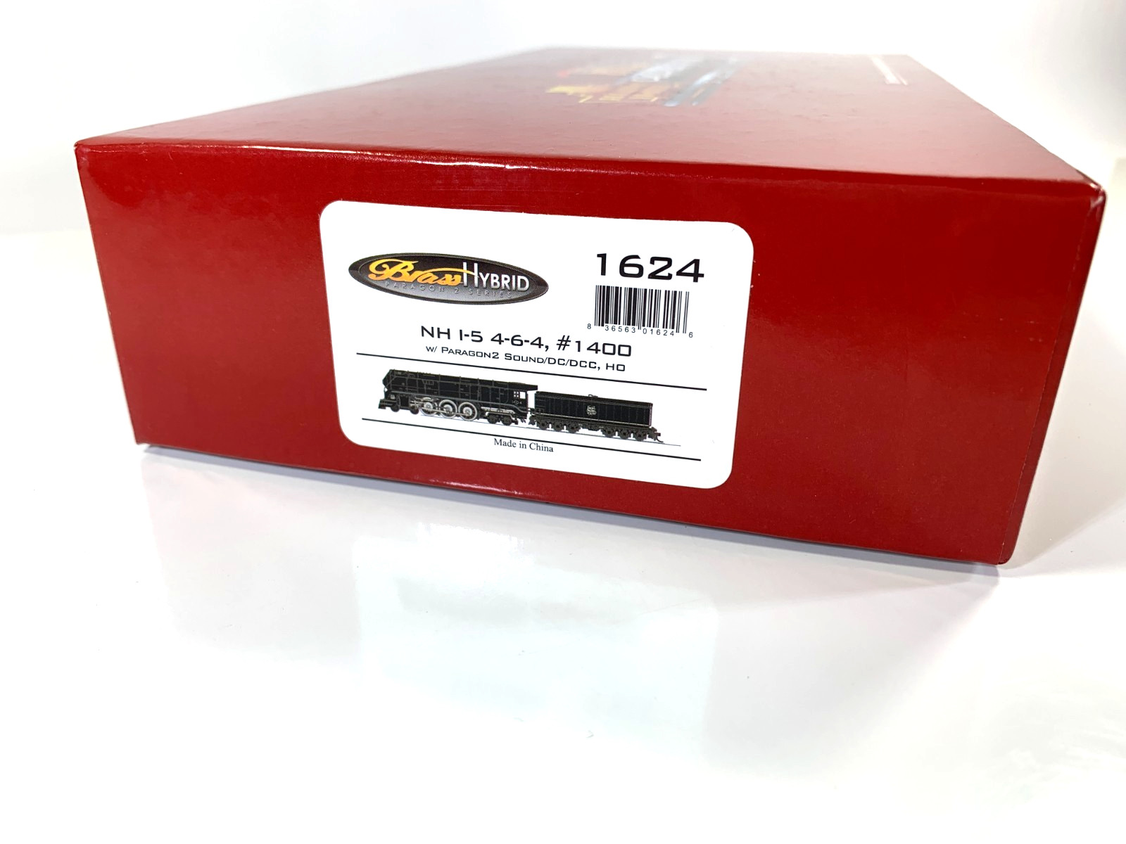 HO Broadway Limited Hybrid 1624 NH 1-5 4-6-4 #1400, DCC Sound, Paragon 2