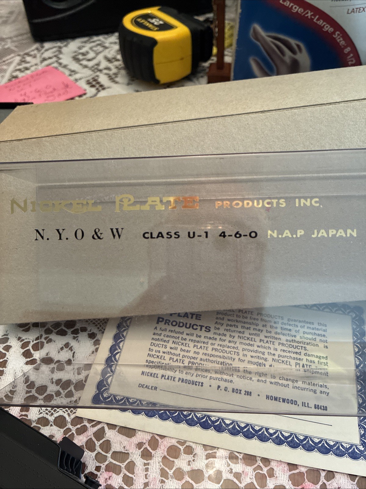 Nickel Plate Products Brass New York Ontario & Western Class U-1 4-6-0 HO Gauge