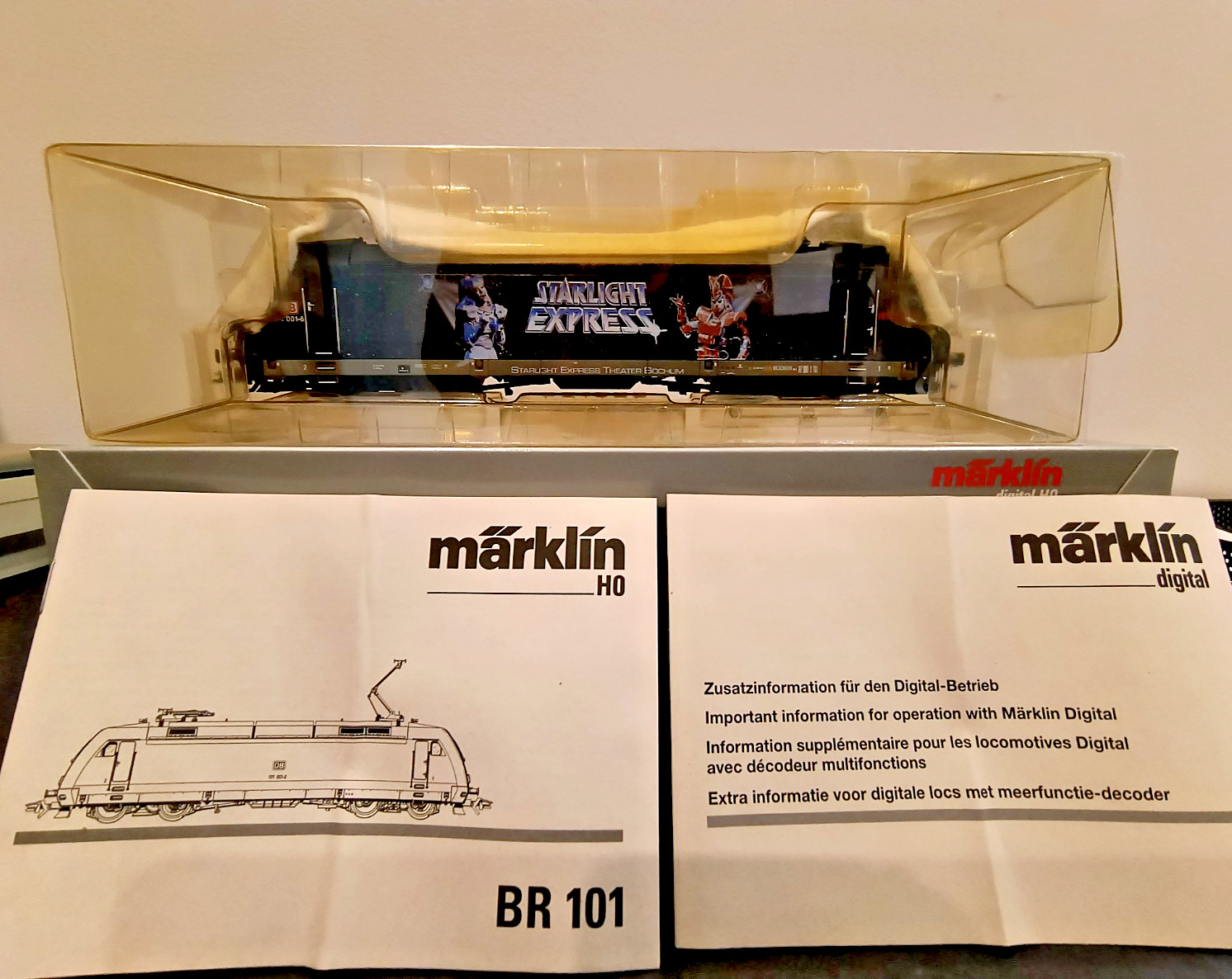MARKLIN HO 37373 DB AG BR-101 STARLIGHT EXPRESS E-LOK DELTA/DIGITAL NEW IN BOX
