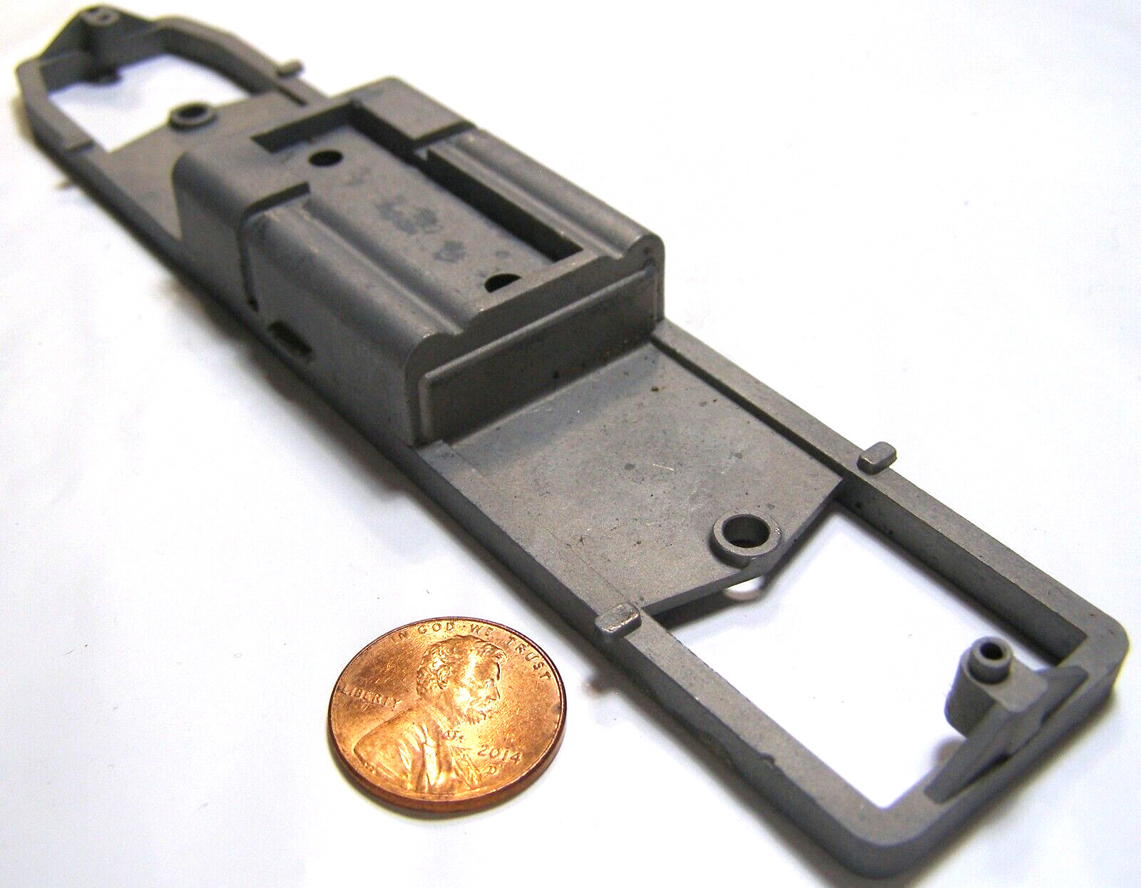 Unknown Brand Die Cast HO Scale Model RR Locomotive Chassis RTC