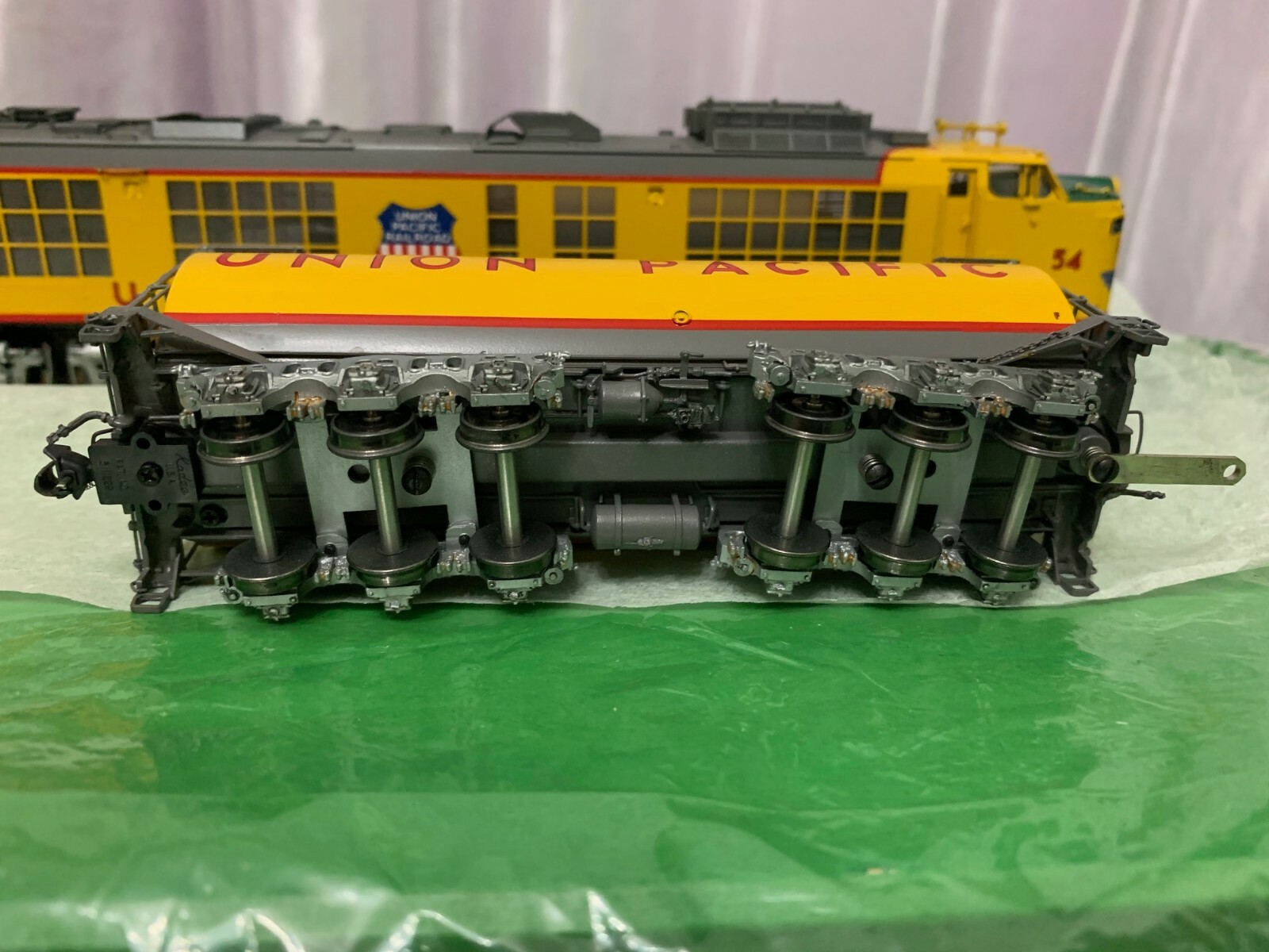 Overland (OMI) Brass UP Standard Gas Turbine with 24000 Gallon Fuel Tender
