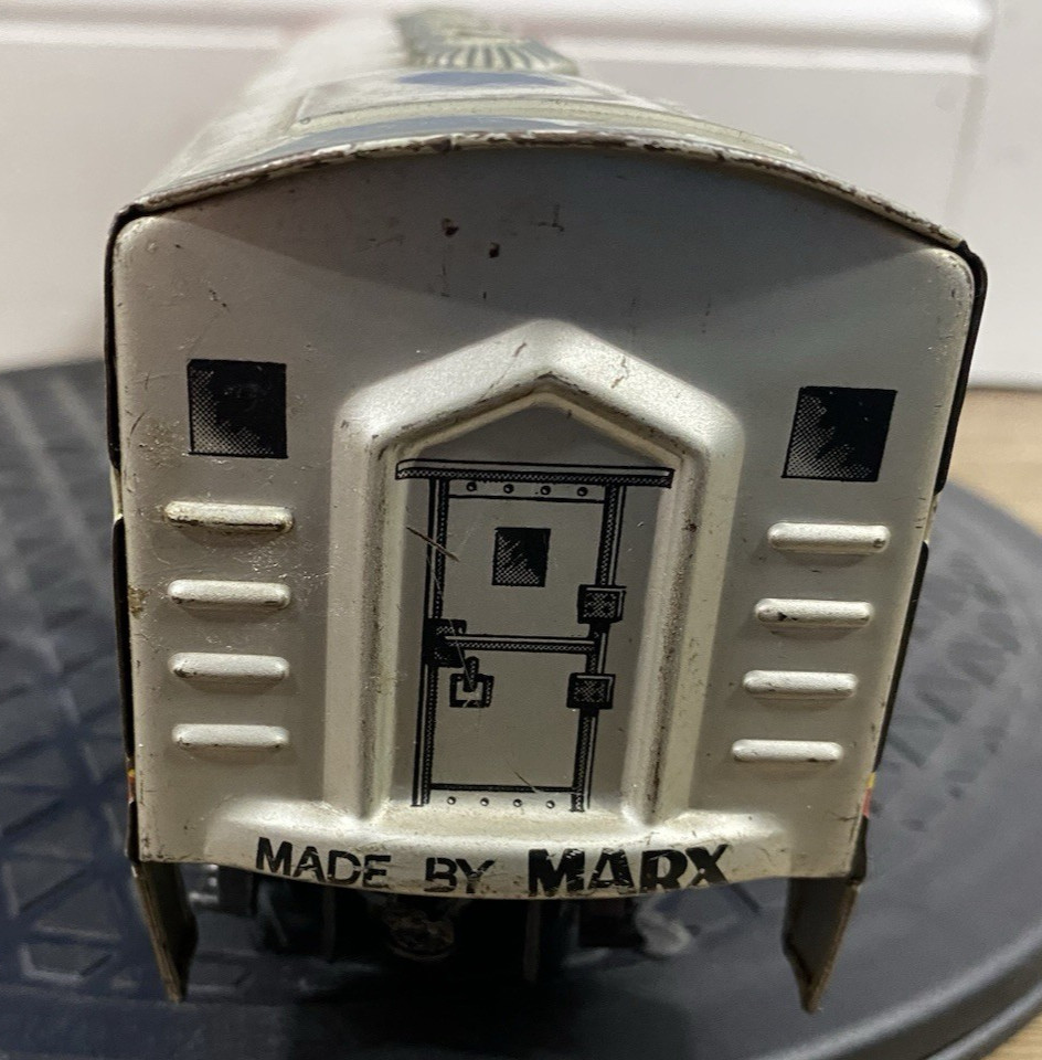 Marx 21 Santa Fe Diesel Engine Tin Dummy