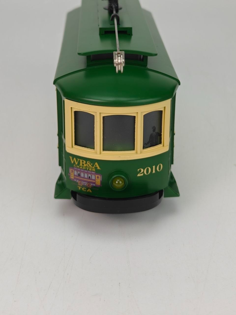 Rare MTH RailKing TCA 2010 Bump-n-Go Trolley Camden Street 2010 O Gauge Tested
