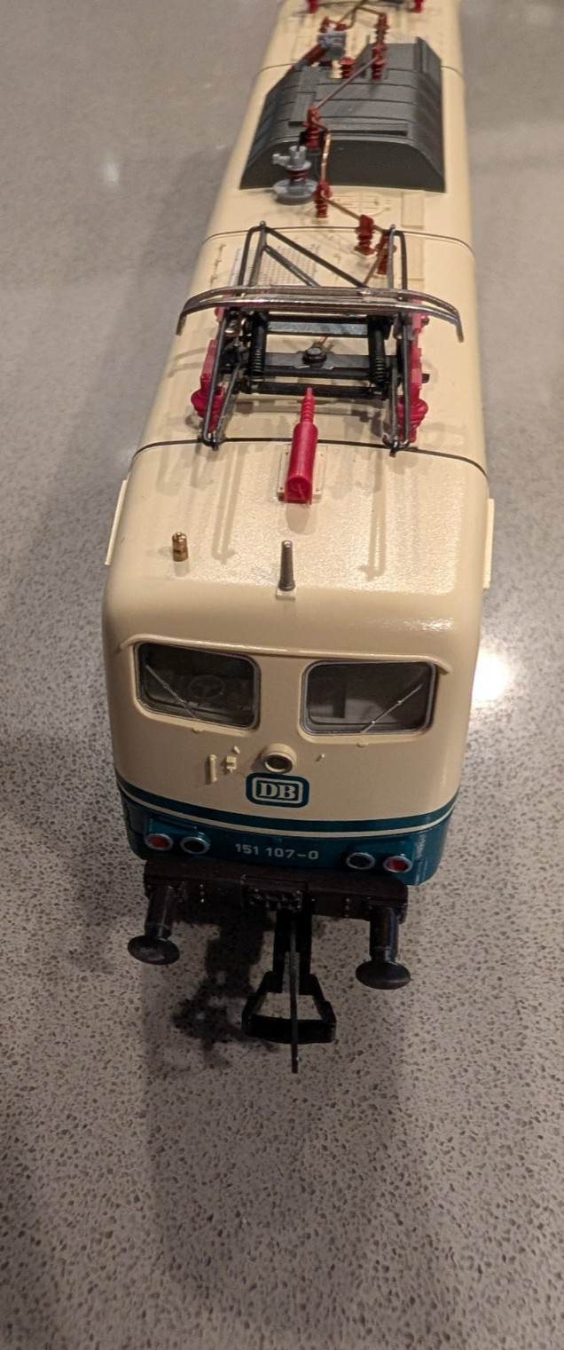 Fleischmann 4381 H0 DB BR 151 Electric Locomotive – Excellent Detail