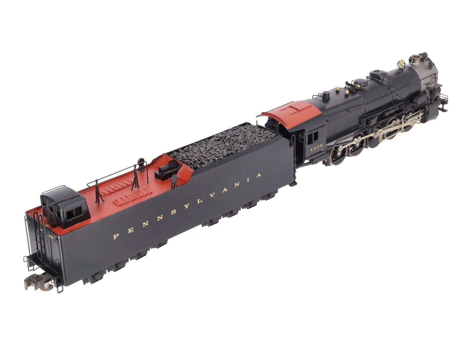 3rd Rail 4235 O Brass Pennsylvania I-1 2-10-0 Steam Locomotive & Tender EX/Box