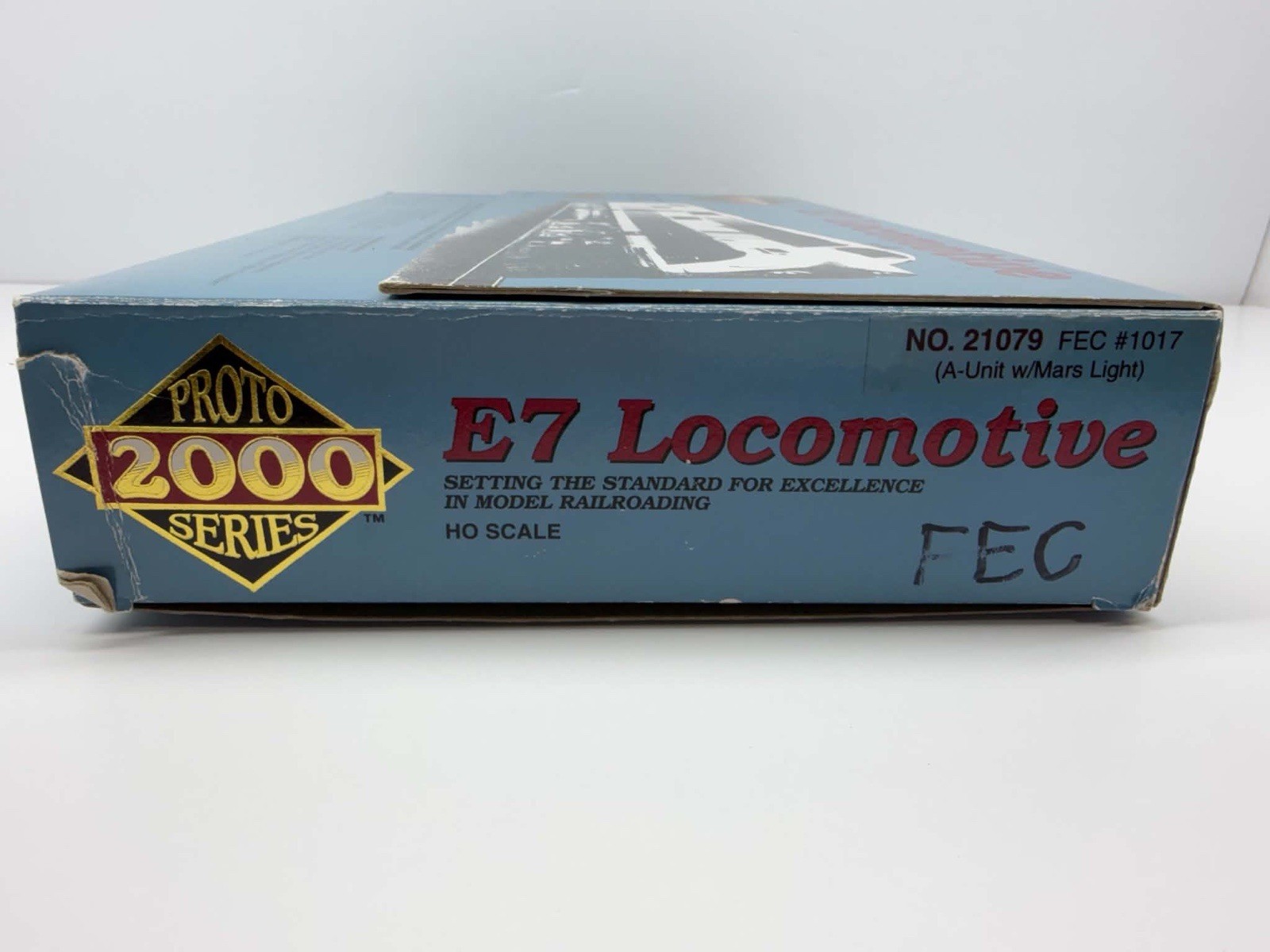 HO Proto 2000 E7 Diesel Locomotive #21079 Florida East Coast FEC #1017 A-Unit