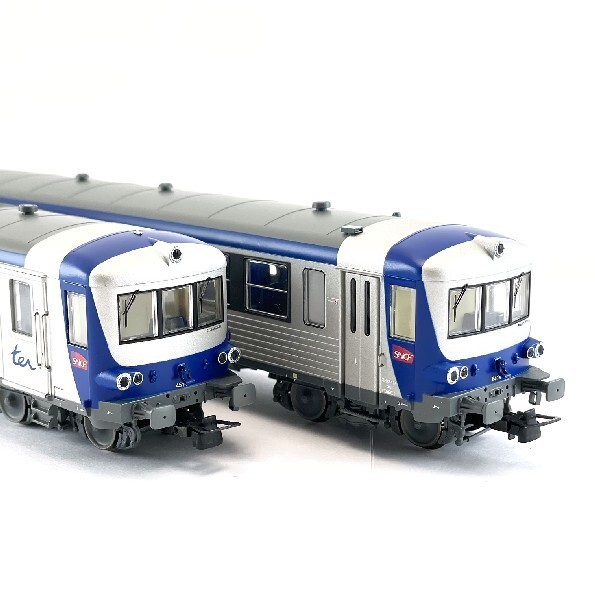 Jouef Loisirs HJ2612 X 4300 Motor + Trailer SNCF Gray/Blue