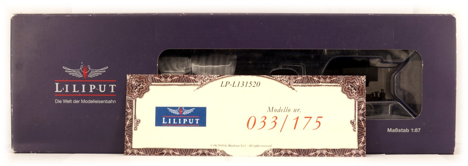 LILIPUT L131520 HO H0 FS BR52 3281 Deposito di Verona , Limited Edition , NEW