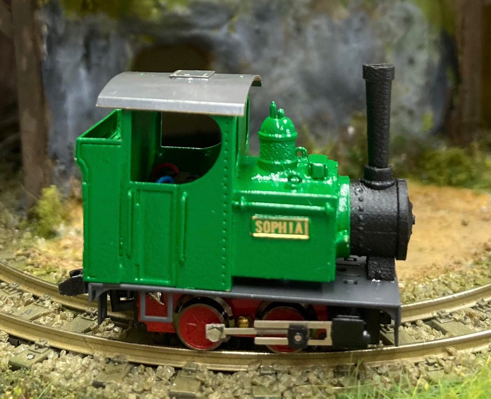 HOn30/HOe Scale 0-4-0 Side-Tank Super Mini Steam Locomotive Sophia Kit 009 PH