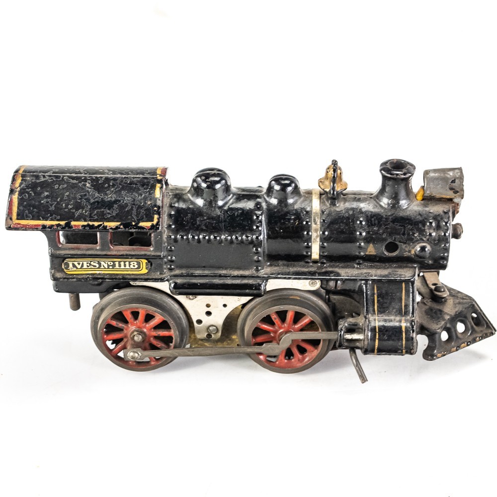 Ives 1118 Electric Steam Locomotive w/ Tenders & Cars O-Gauge