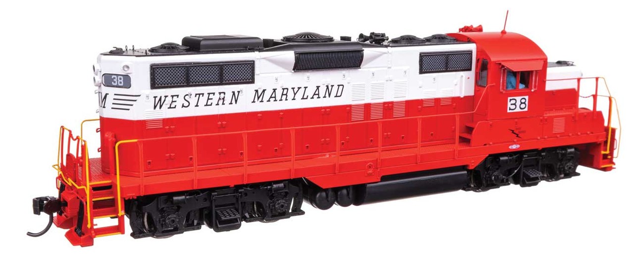 Walthers Proto ~ HO Scale ~ EMD GP9 ~ DC ~ Western Maryland WM #38 ~ 920-49738