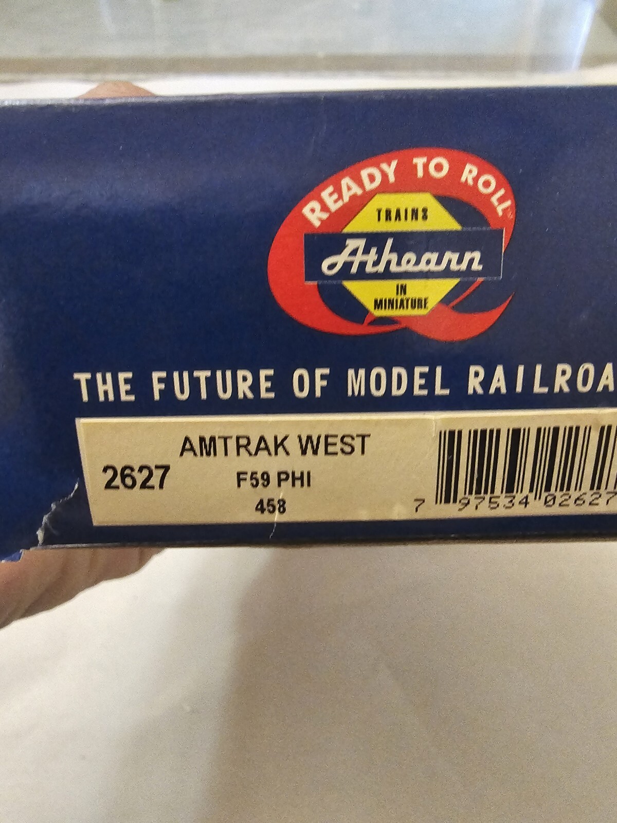 ATHEARN HO SCALE F59 #2627 AMTRAK #458 IN ORIGINAL BOX GREAT CONDITION CC1
