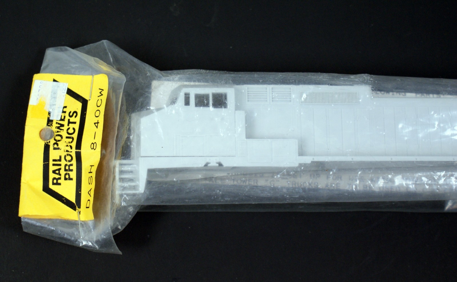 Rail Power Products Dash 8-40CW Undecorated Shell with Instructions, Sealed, NOS