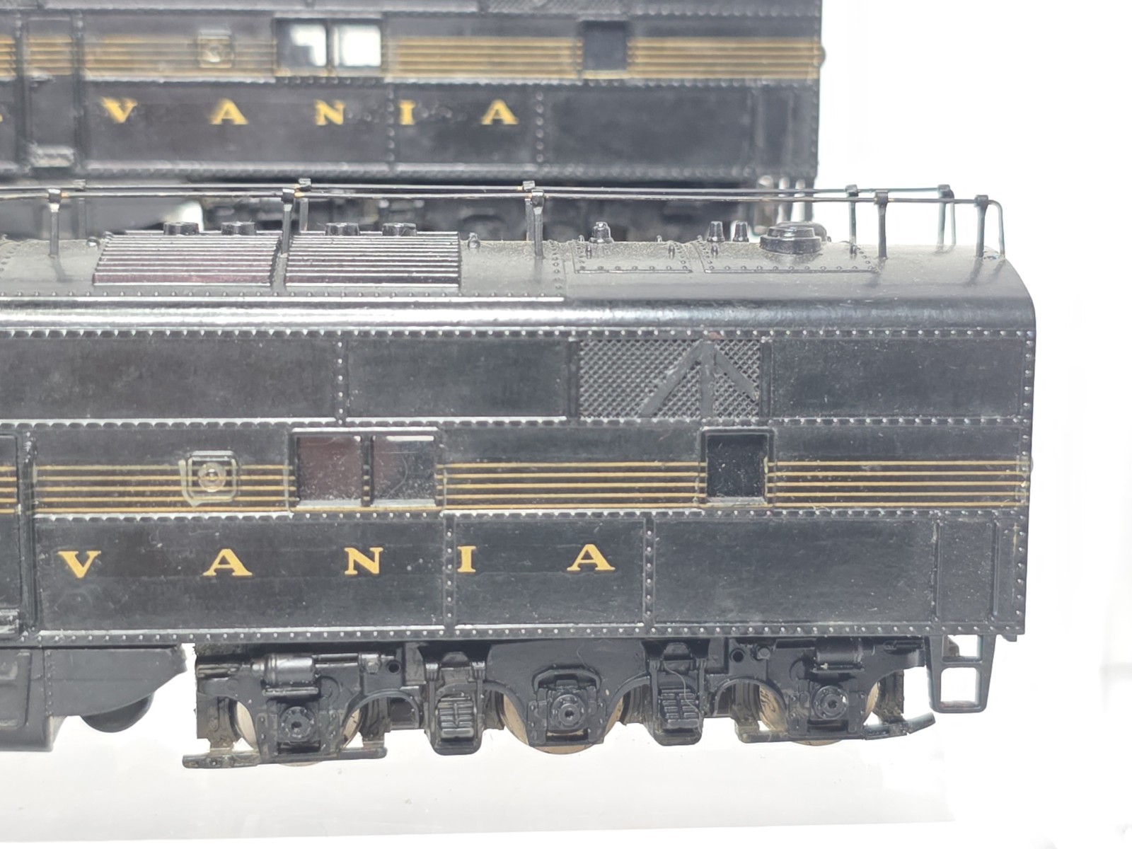 2 Custom Roco HO Scale Pennsylvania PRR 5900 5901 E7 A Diesel Loco Read Desc.