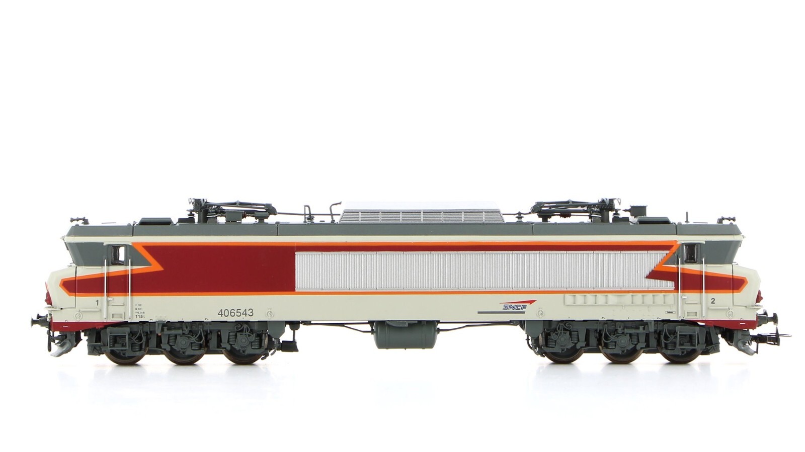 Jouef Hj2370 406543 Second Series Grand Comfort livery Gray/Red/Orange SNCF