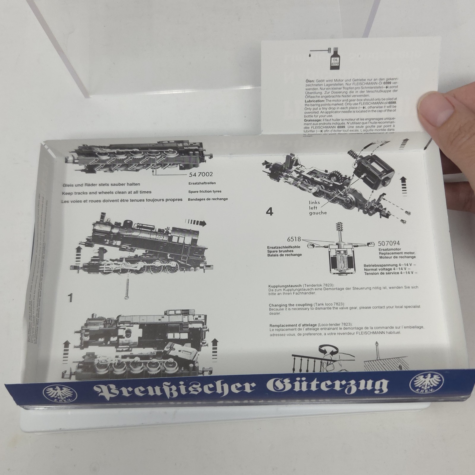 Fleischmann 7893 Prussian Freight Train With Steam Kpev N Gauge Limited Edition