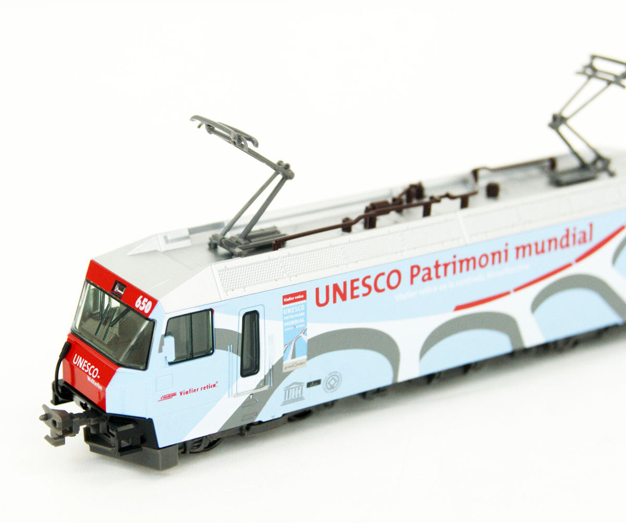 USA Seller – New! KATO N gauge 3101-3 RhB Ge4/4-III #650 “Unesco Welterbe” color