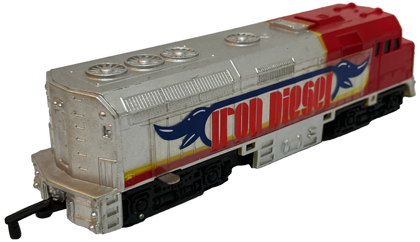 Vintage Iron Diesel Locomotive Train Toy State Industries Railroad