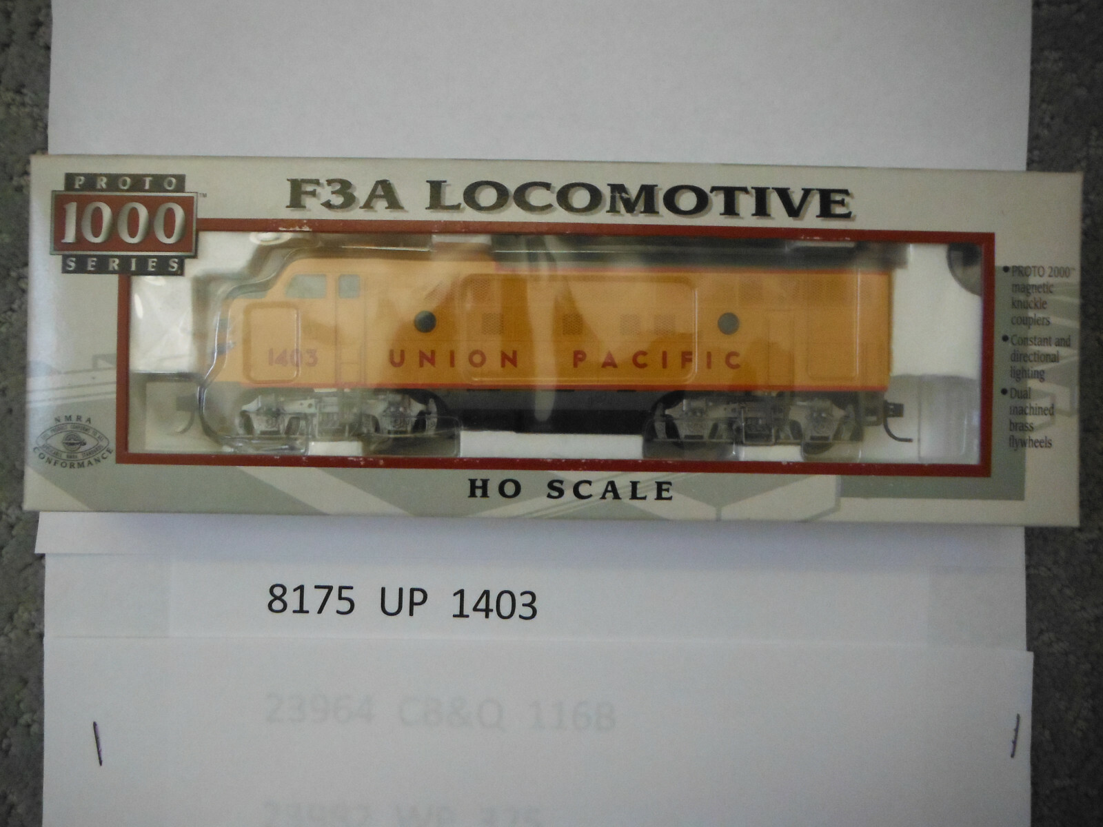 8175 UP 1403 Proto 1000 Series F3A Locomotive