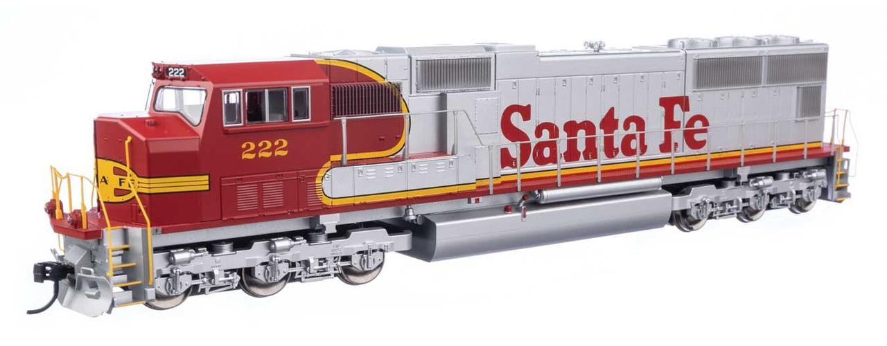 Walthers ~ HO Scale ~ EMD SD75M ~ Santa Fe ATSF #222 ~ DC Version ~ 910-11002