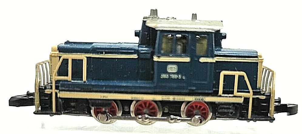 Marklin Z 8804 BR 260 789-3 Diesel Loco 3-pole DB (tested) jewel case #8