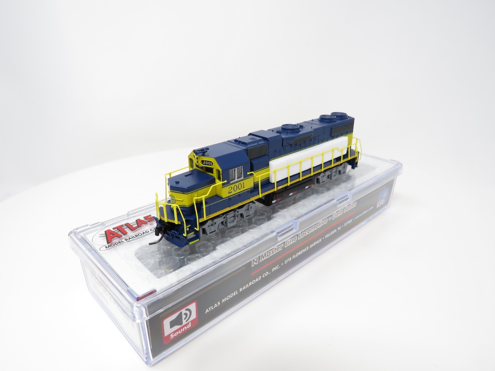 Atlas N 40004832 DCC ESU LokSound Alaska EMD GP38-2 Phase II Diesel Locomotive