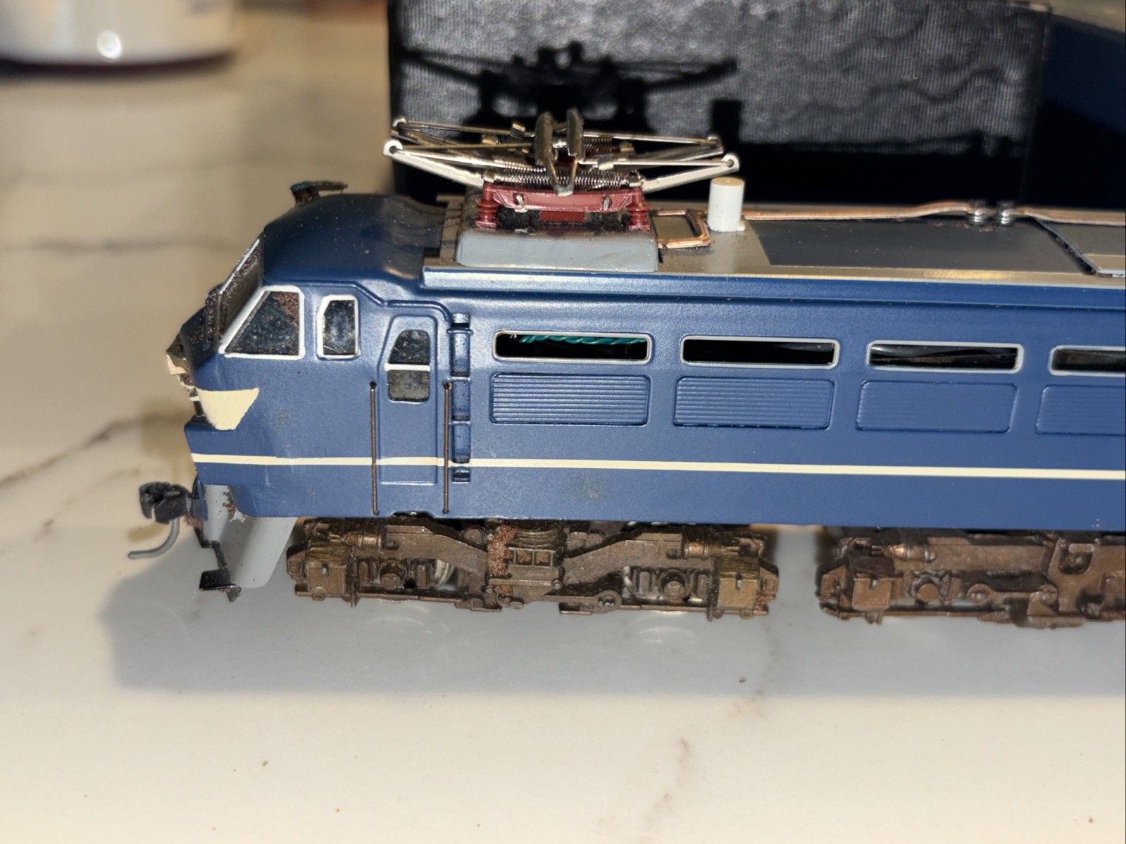 KATSUMI EF66 Electric Locomotive HO Scale brass Model Train EF-66