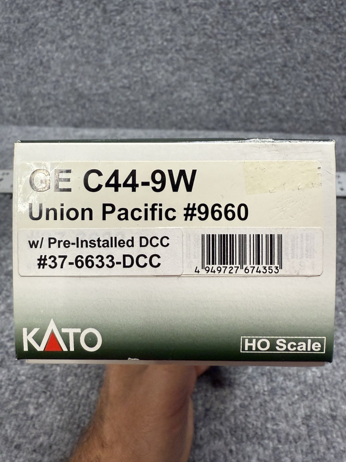 KATO HO Scale #37-6633-LS GE C44-9W Locomotive Union Pacific #9660 w/DCC & Snd