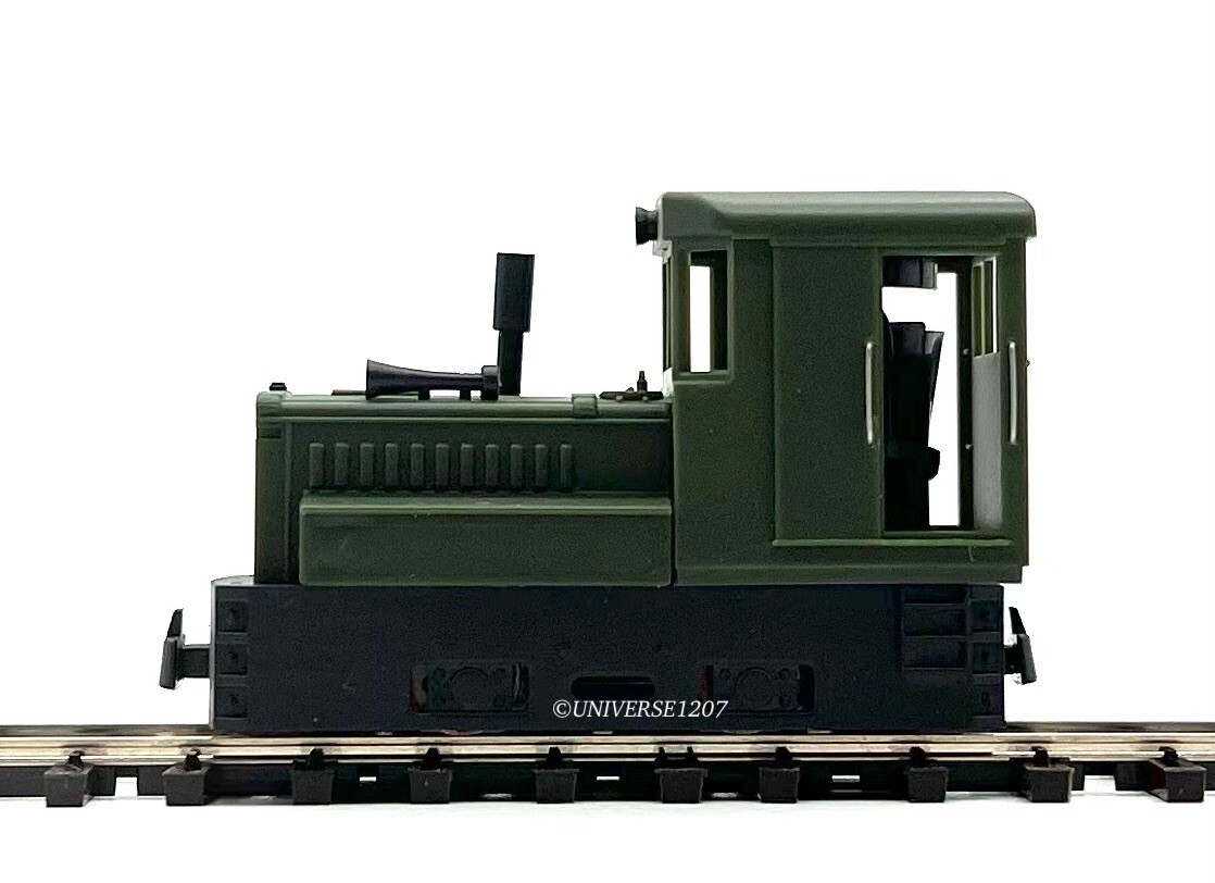 OO9 MinitrainS 2051 Plymouth Diesel Locomotive Black/Green Narrow Gauge 009 HOe