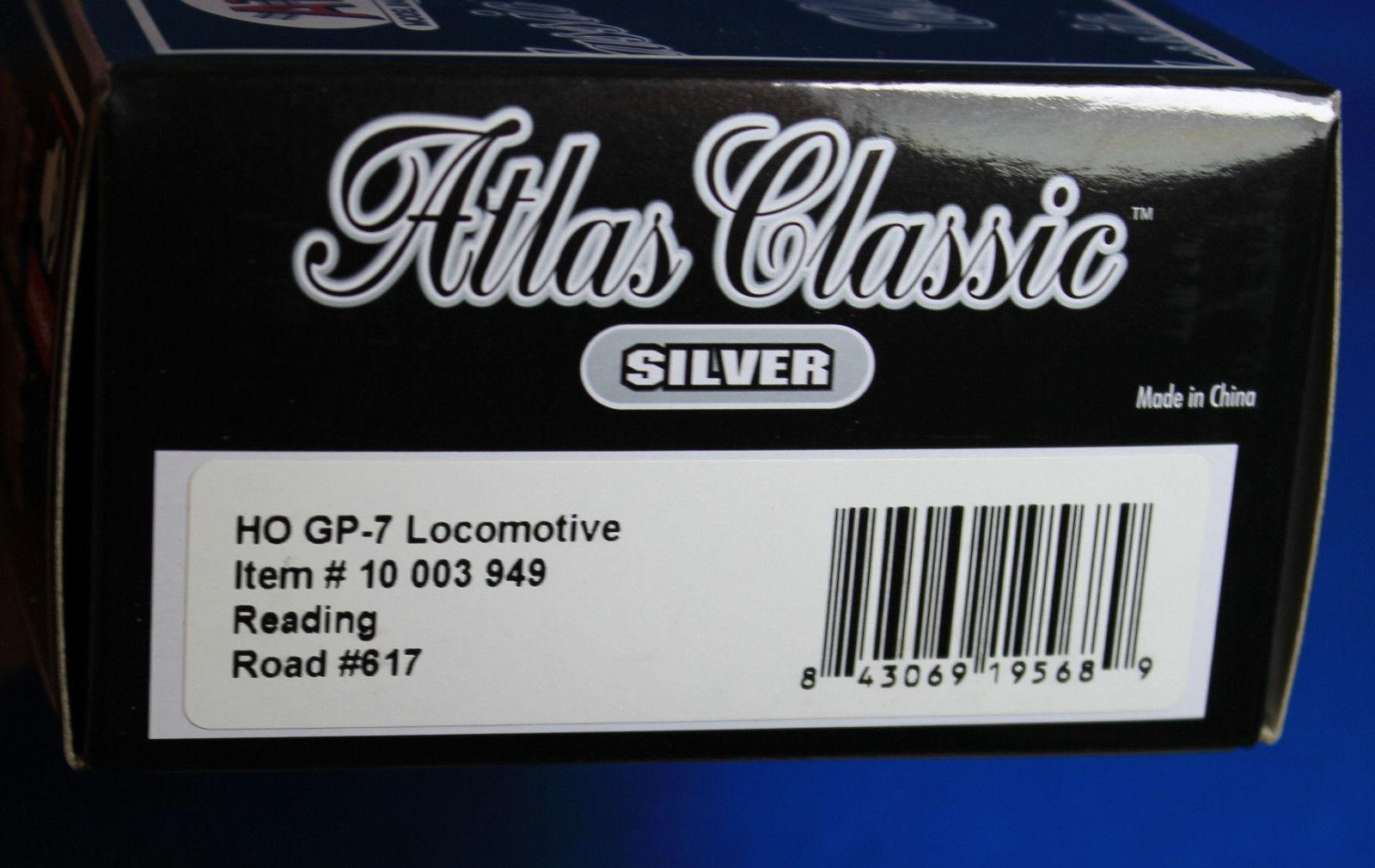 HO Scale – ATLAS CLASSIC SILVER 10 003 949 READING GP7 Decoder & Sound Ready
