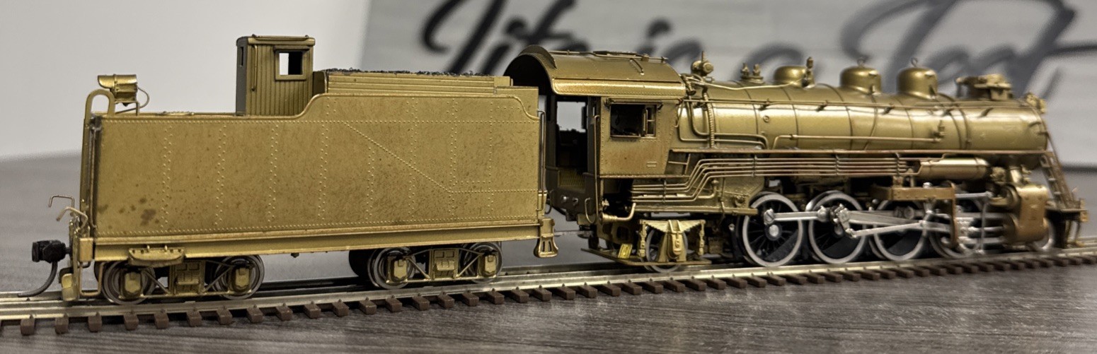 Key Imports HO Brass Mikado D&RGW 2-8-2 K-59 Steam Engine – Unpainted & LNIB!