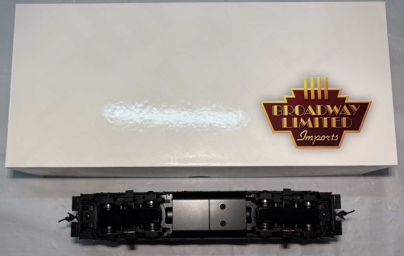Broadway Limited 7540 EMD GP35, NYC 6143, Black w/ White Paragon4 Sound/DC/DCC