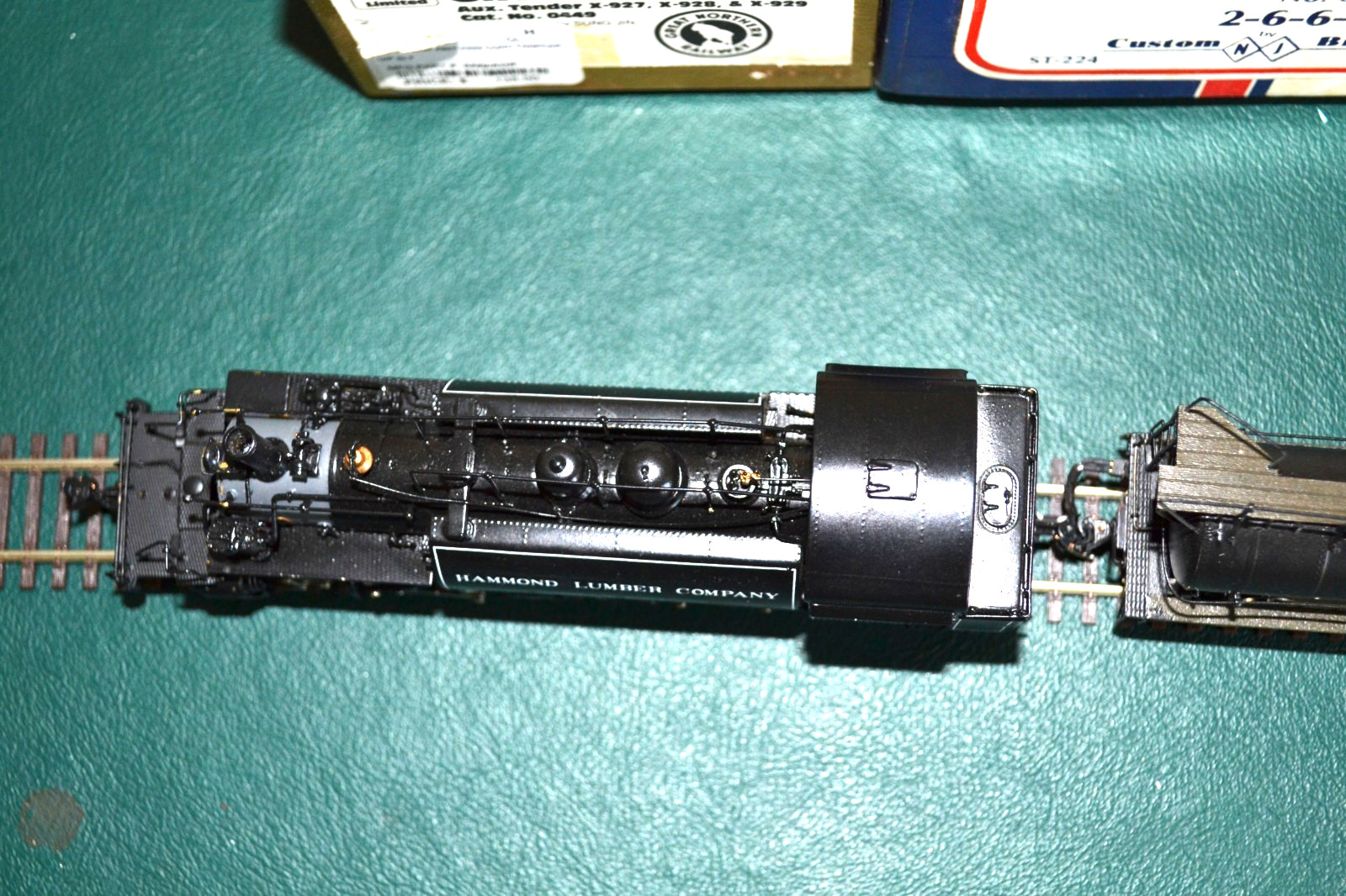 Custom NJ Brass HO Hammond Lumber Co #6 2-6-6-2T w/Water Car-DCC Sound & Lights
