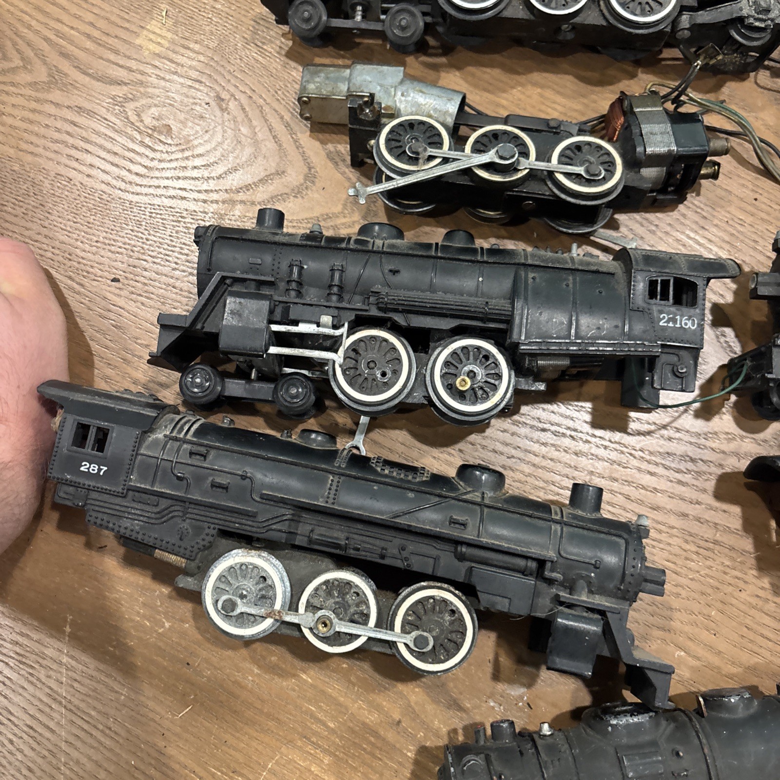 American Flyer S Gauge Locomotive tenders lot 301,283 21085 21160 287 Repair/Par