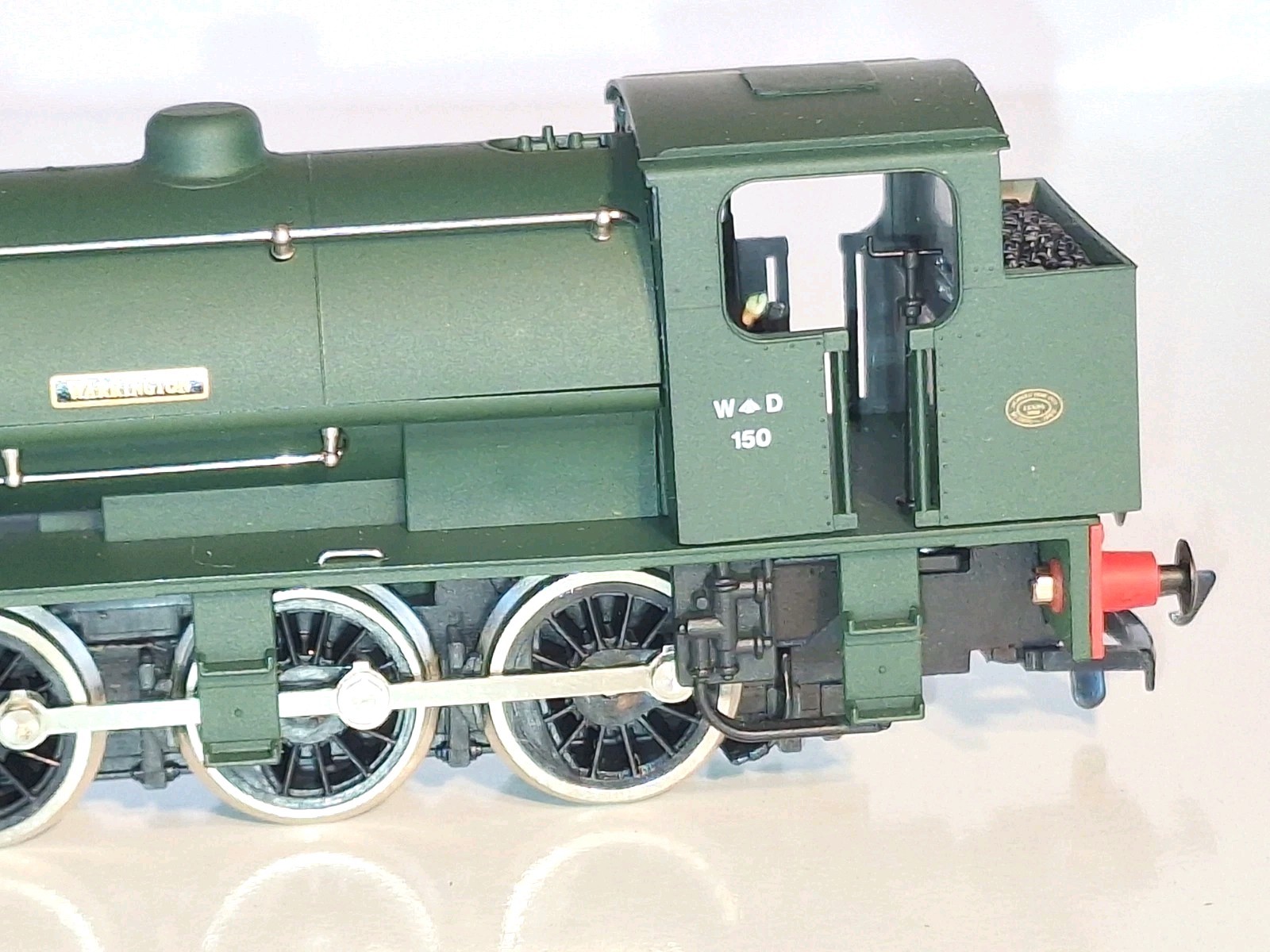 Dapol D7 WD Tank Loco Warrington. New Old Stock. Mint Cond. 2 Rail DC Boxed. OO