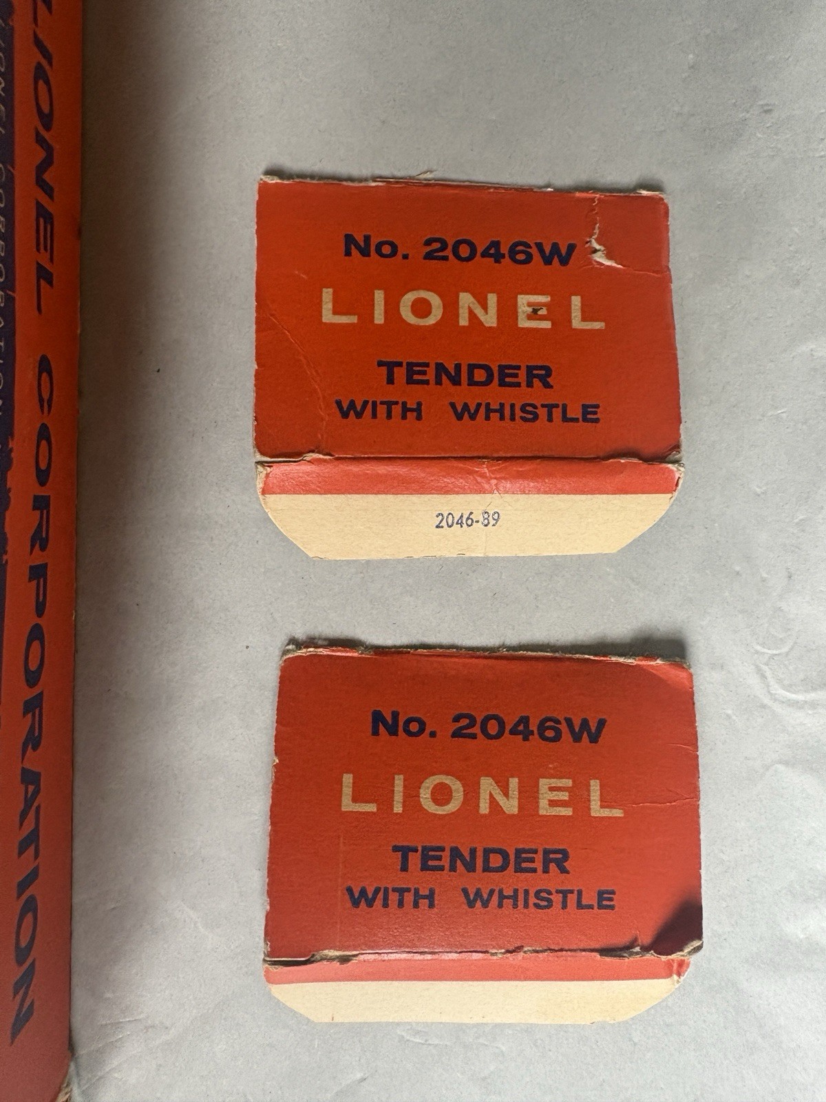 Lionel Vintage Original 2046W Tender With Box, 1950’s