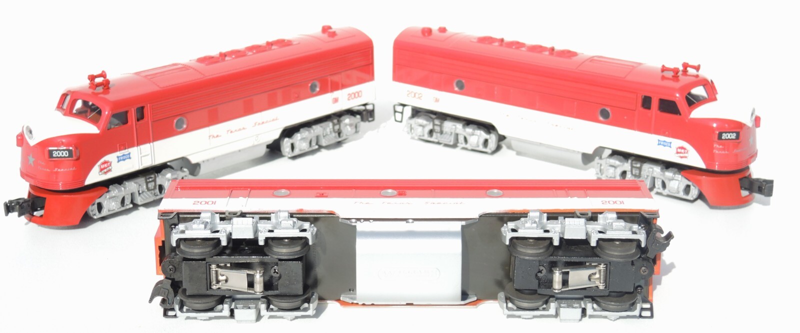 Gorgeous set of 3 Williams O gauge Texas Special locomotives MINT- LOOK!!