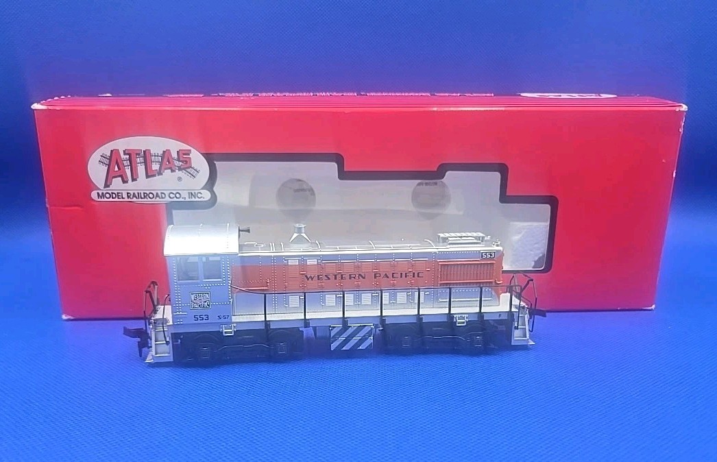 Atlas 8712 HO Western Pacific Alco S-2 Diesel Locomotive #553 NEW IN BOX E93