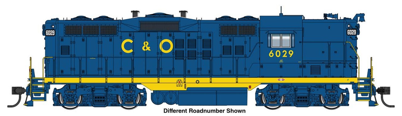 Walthers Proto HO Scale ~ EMD GP9 Phase II ~ DCC Sound ~ Chesapeake & Ohio #6852