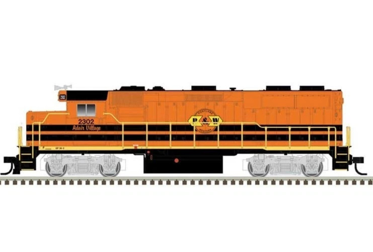 ATLAS 40005920 N SCALE GOLD EMD GP39-2 Phase I P&W #2302 LokSound SOUND & DCC