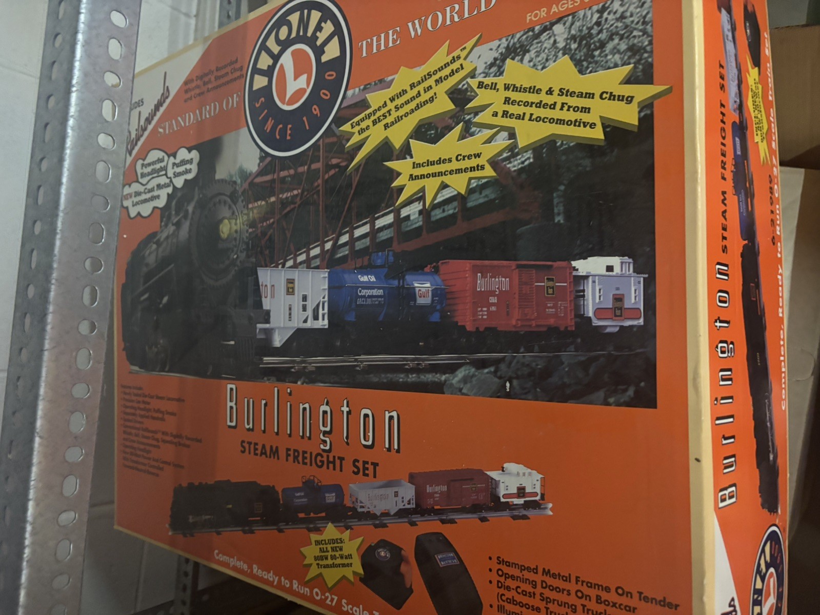 LIONEL O27 Scale Steam Freight Train Set In Box Missing Track And Transformer