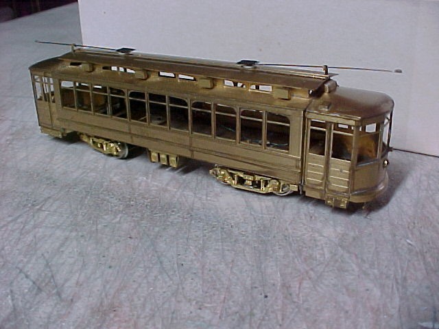 Brass HO Scale Street Car / Trolly – Fairfield Tracktion Models