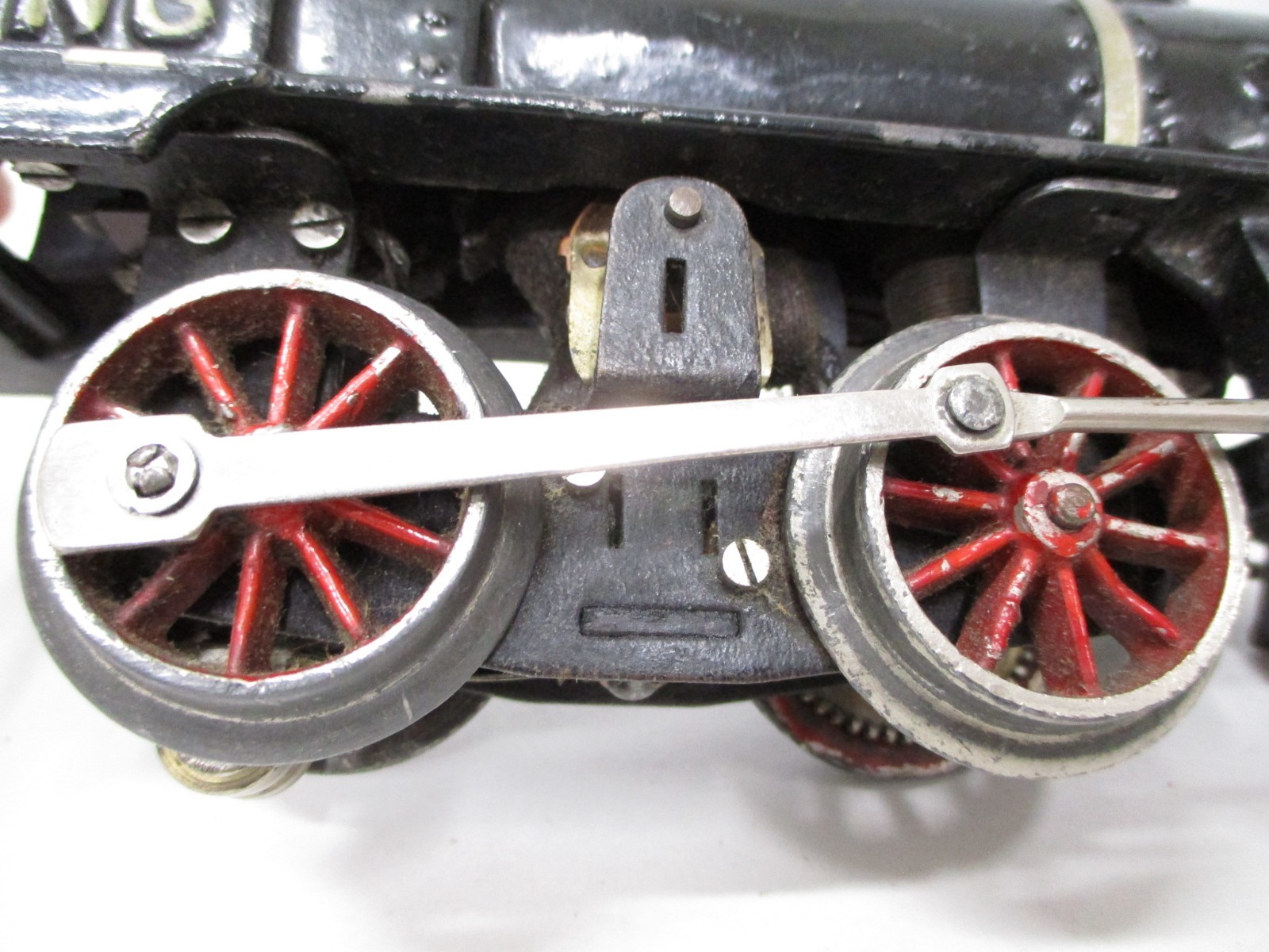 Bing Cast Iron Elec Steam Loco, 1012 Tin Tender Prewar Germany O gauge X8156