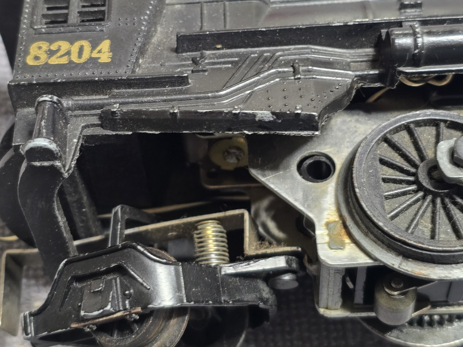 Vintage Lionel 8204 O Gauge C&O 4-4-2 Steam Locomotive Train Engine – UNTESTED