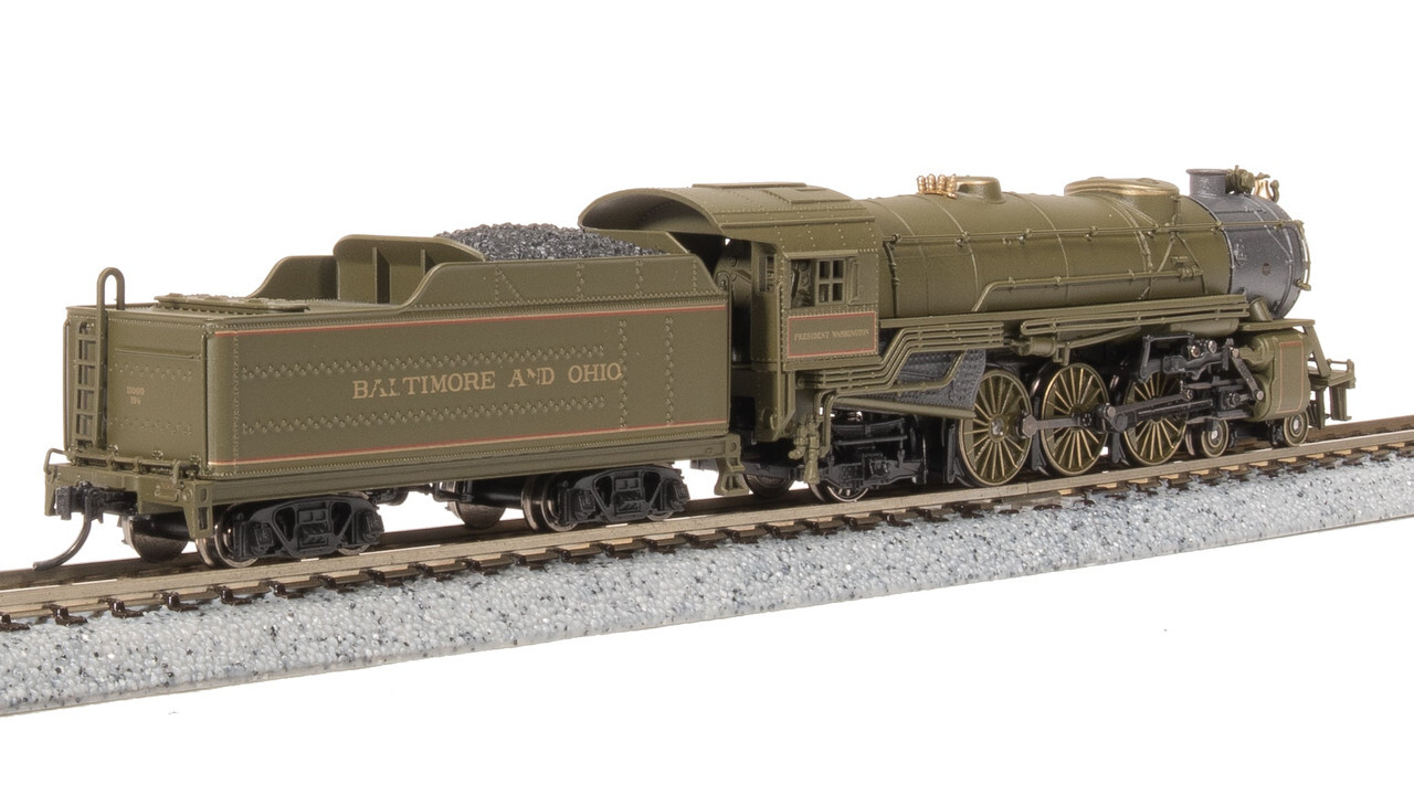 Broadway Limited 7984 N Scale B&O Heavy Pacific 4-6-2 President Lincoln #5314