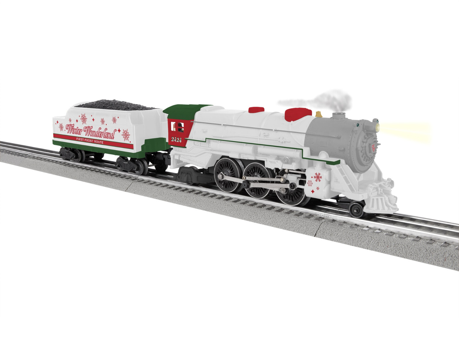 LIONEL #2445090 WINTER WONDERLAND 2-6-2 LIONECHIEF STEAM ENGINE