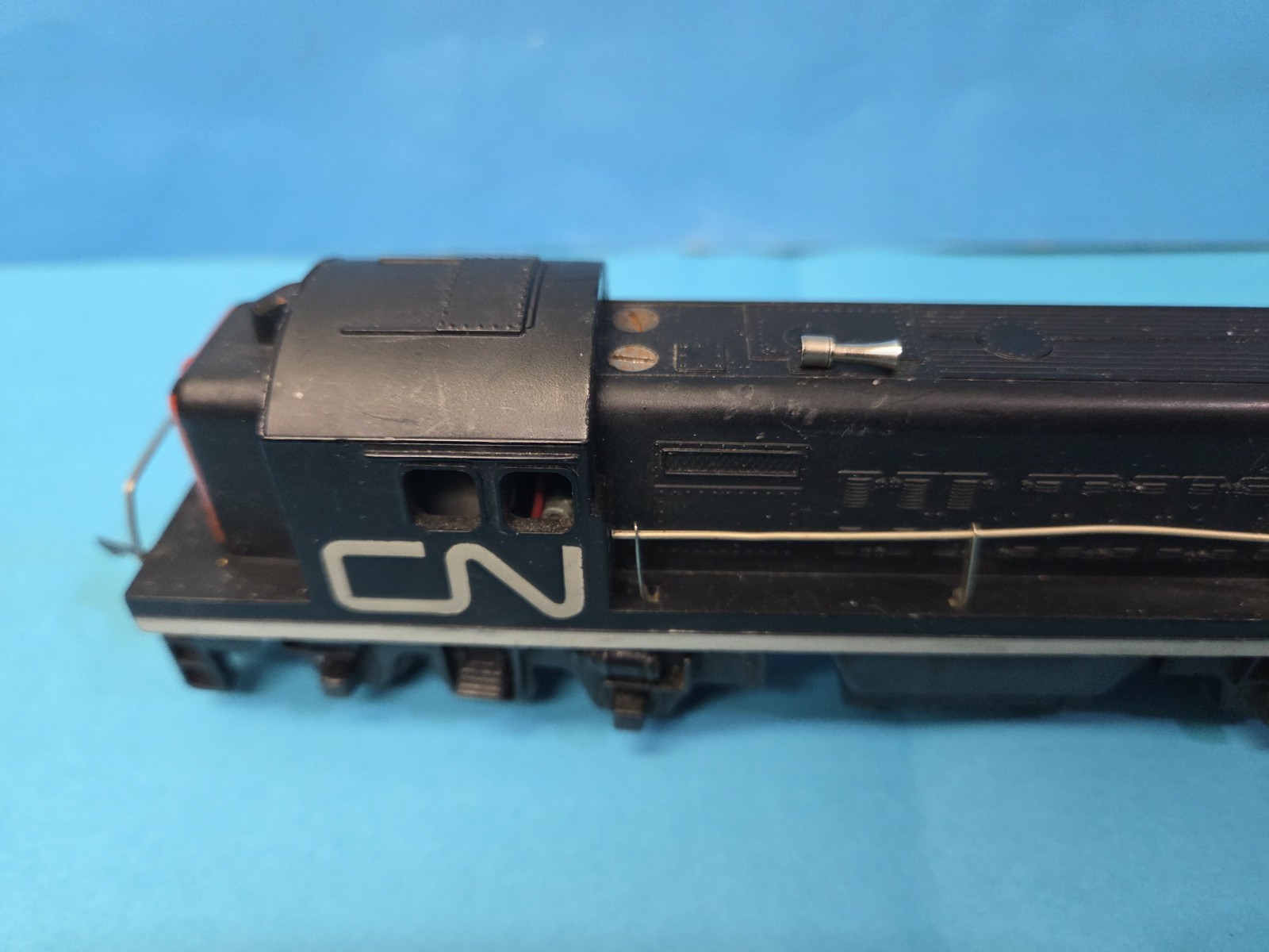 Vintage Tri-ang Canadian National Diesel Switcher Locomotive 3000 CN Black Red