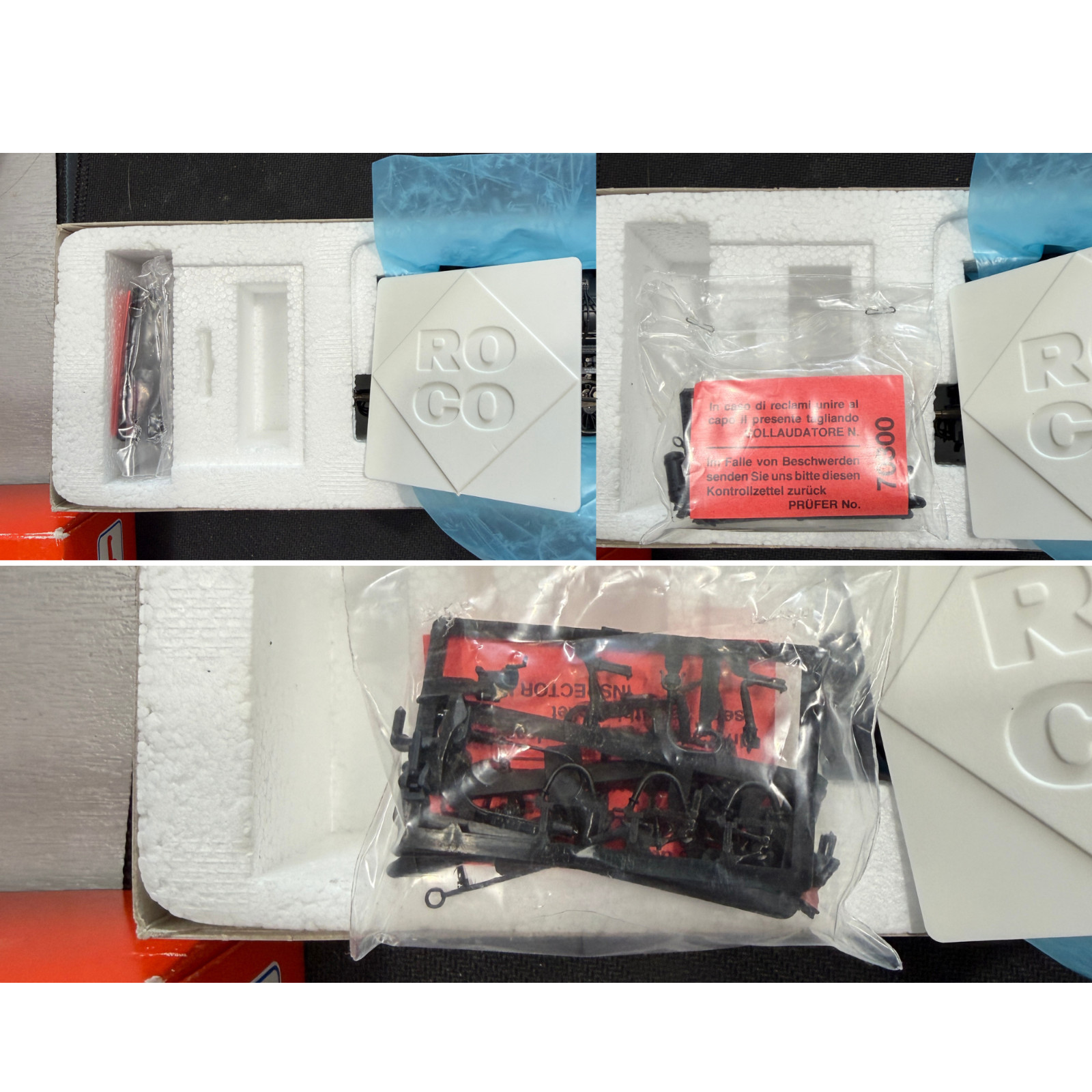 Roco 43350 BR T44 1382 HO Scale Steam Locomotive Original Box Accessories