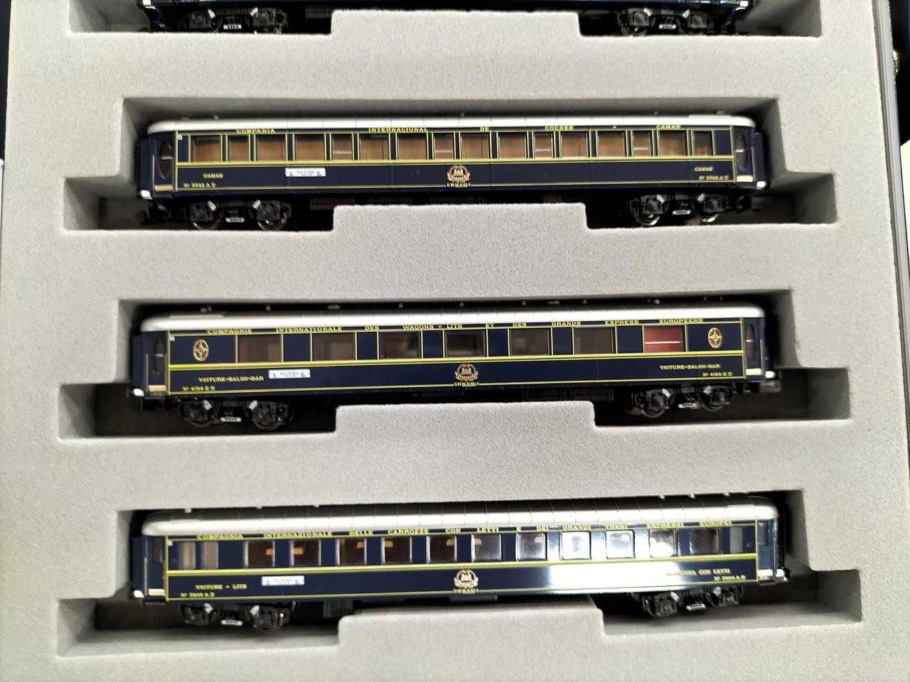 KATO 10-561 10-562 Orient Express 1988 N Scale 13 Car Set Case 12.5×8.5×1.2 in