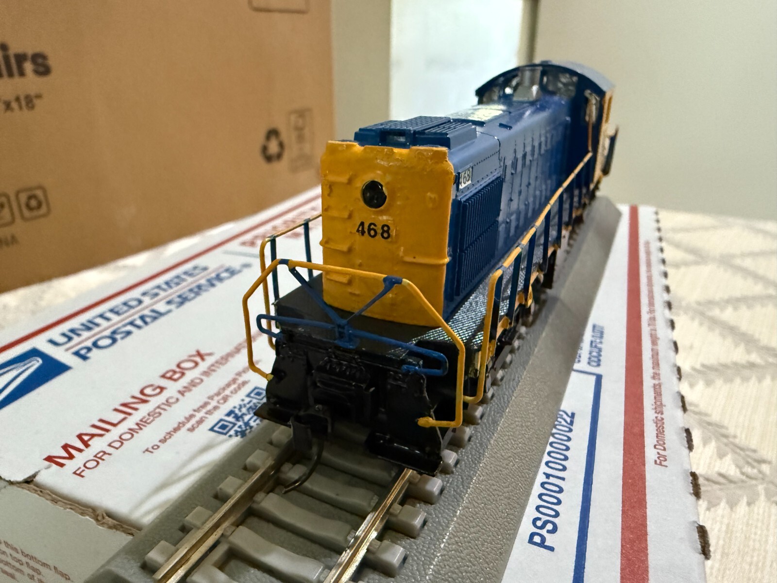 HO SCALE LOCOMOTIVE Atlas RS1 LONG ISLAND RAILROAD CUSTOM PAINTED MTA #468